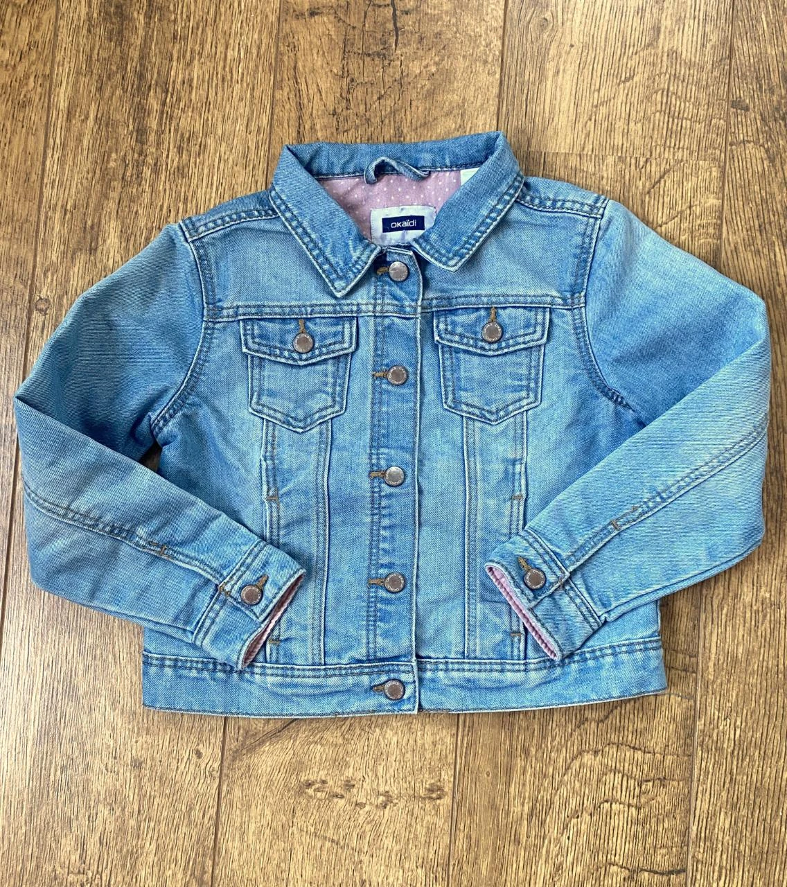 Veste en jean OKAÏDI 6 ans bleu ciel – Denim léger, style intemporel